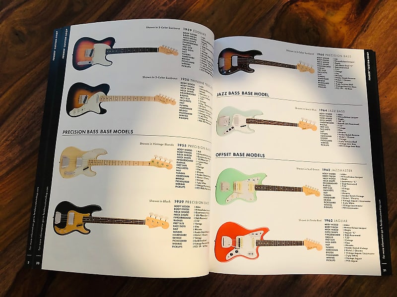 Fender 2019 Custom Shop Design Catalog Stratocaster, Reverb