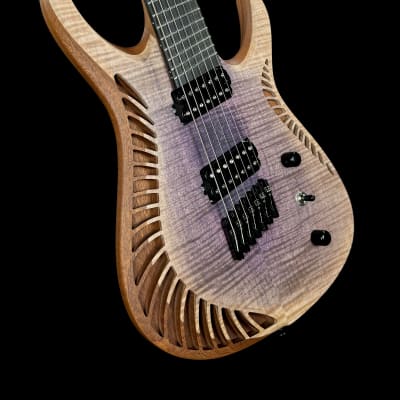 OD Guitars Venus 7 - 5A Flame Maple Top - Bare Knuckle Pickups image 6