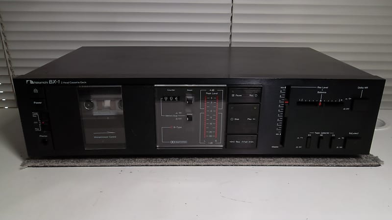 1984 Nakamichi BX-1 Stereo Cassette Deck New Belts & Serviced 10-2022 Excellent Condition #761 image 1