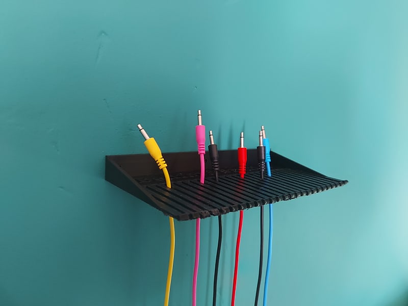 Eurorack Patch Cable Holder Tidy / 3.5mm Jack Lead Storage Reverb