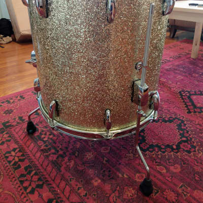 Pearl Masters Premium Birch Drum Kit / Drum Set / Shell Pack 2008 Golden Sparkle image 19