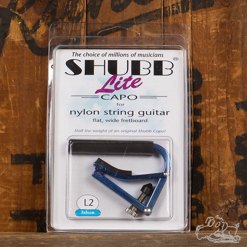 Shubb Lite Nylon String Capo - Blue image 1