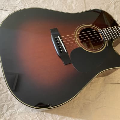 Fenix D-80C Cutaway Acoustic Guitar  1990 - Sunburst Made in Korea Very Good Condition with Gigbag image 4