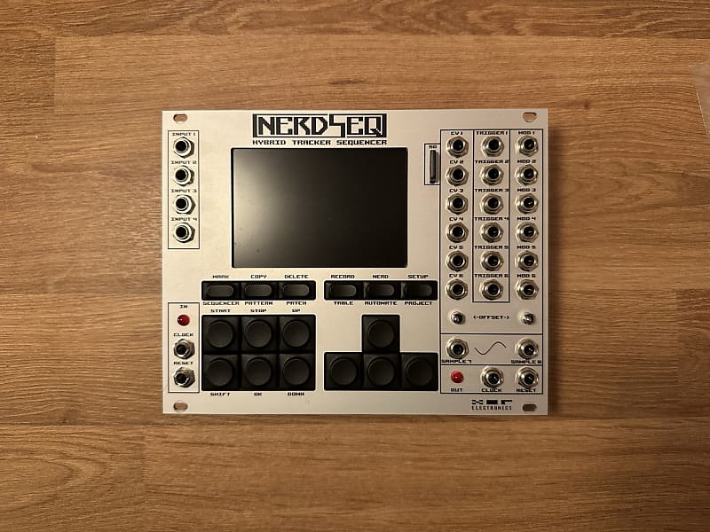 Nerdseq + Midi / Gamepad expander + 2hp Midi Expander Reverb