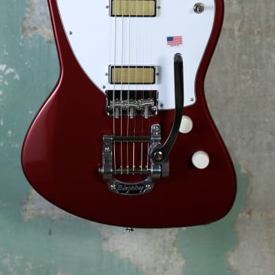 Mint Harmony Silhouette Bigsby with Rosewood Fretboard 2023 - Present - Burgundy image 2