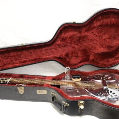 1970 OMI Dobro Model 33D Vintage Roundneck Acoustic Resonator Metal Guitar image 8