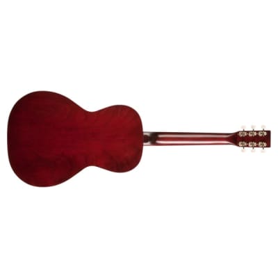 Art & Lutherie Roadhouse Parlor Acoustic-Electric Guitar with Gig Bag - Tennessee Red image 11