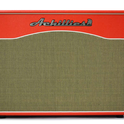 Achillies Nemesis 2x12 Celestion G12H Creambacks Red Speaker Cabinet image 2