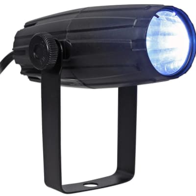 Chauvet DJ LED Pinspot 2 High Powered Mirror Ball Spot Light+Gel Pack+Extra Lens image 1