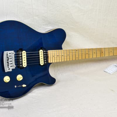 Sterling by Music-Man Axis Maple Top - Neptune Blue image 3