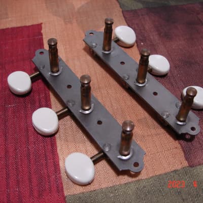Vintage 1940's Waverly 3x3 Plate Acoustic Guitar Tuners Martin Gretsch Guild... image 3