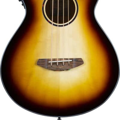 Breedlove ECO Discovery S Concert CE Acoustic-electric Bass Guitar - Edgeburst European Spruce/African Mahogany for sale