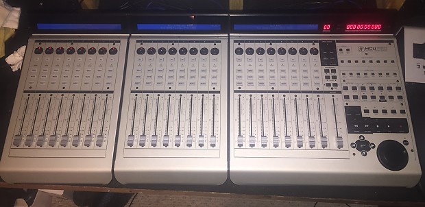 Full Set Up Mackie MCU Pro with 2 MCU XT Pro Extenders Universal Control  SurfaceI And i will ad the