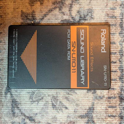 Roland PN-D10-01 - Unique D-Sounds - Sound Library card for