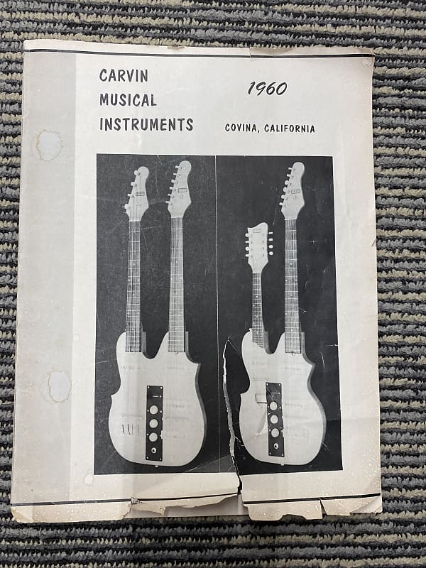 Carvin 1960 catalog 1960 Reverb