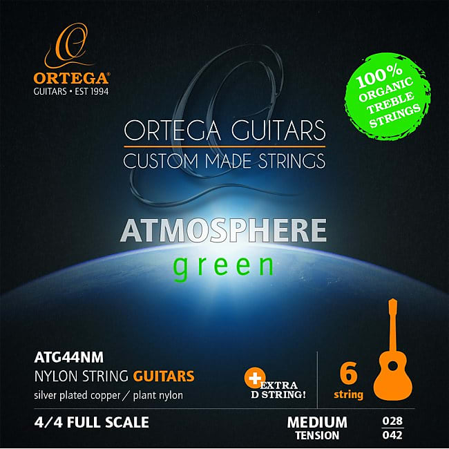 ORTEGA ATG44NM Medium Athmosphere Green E1-E6 Saiten für Konzertgitarre image 1