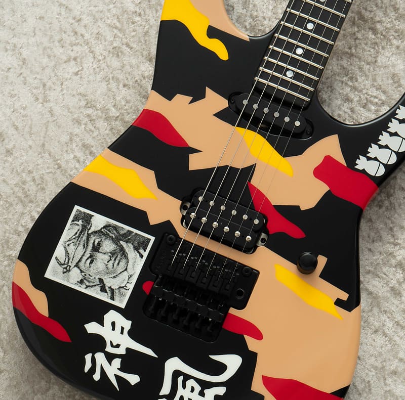 ESP EDWARDS E-KAMIKAZE-I -Black w/Kamikaze Graphic- 2024 [Dokken George Lynch][Made in Japan] | Reverb France