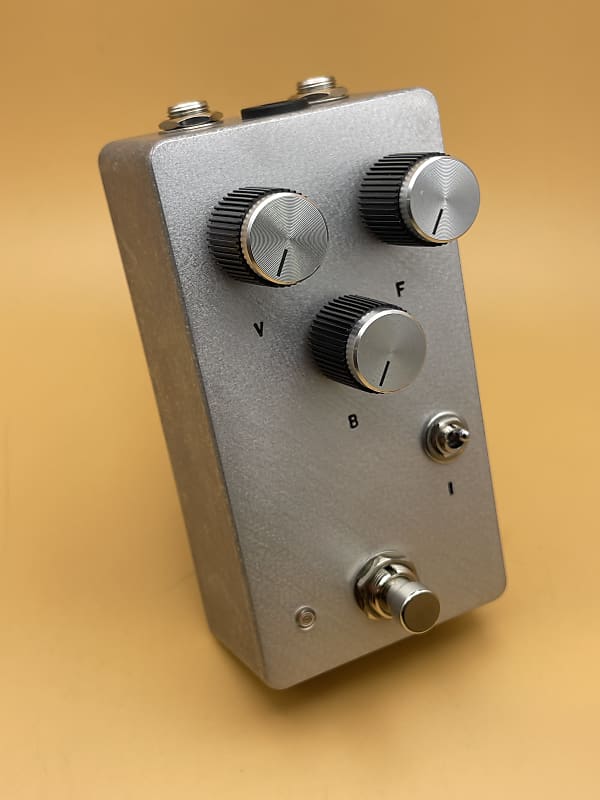 RCO Pedals Sunflower Fuzz w/ free external battery adapter (germanium fuzz face w/ bias control) 2025 - Raw aluminum with black and silver knobs image 1