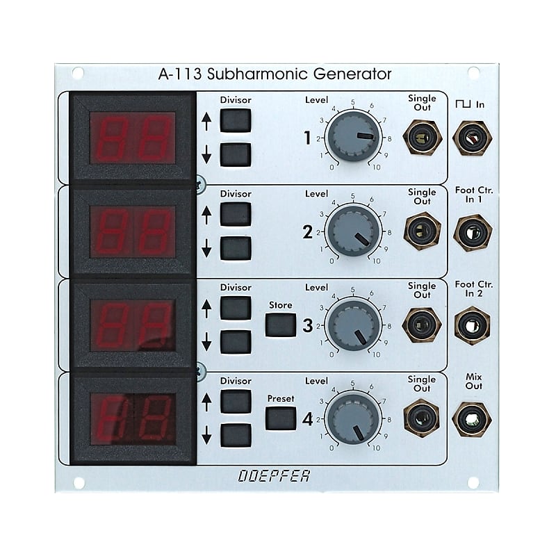 Doepfer A-113 Eurorack Subharmonic Generator Module image 1