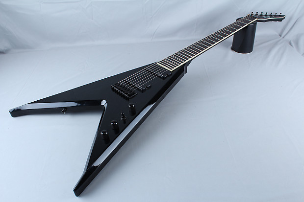 BC Rich JRV Lucky 7 Black 7 String Electric Guitar