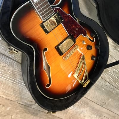 D'Angelico Excel EX-SS Semi-Hollow with Stairstep Tailpiece Sunburst image 3