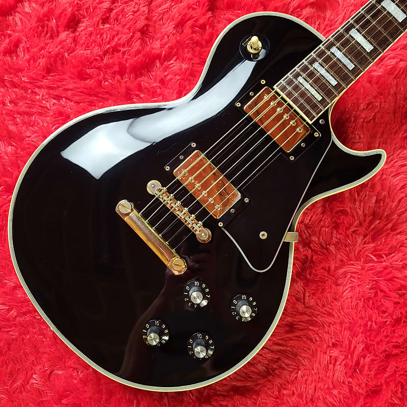 Greco EGC-480 1990 - Black (Ebony) - Les Paul Custom - Black Beauty -  Original SCREAMIN' Pickups - Fujigen Made - Made In Japan - MIJ