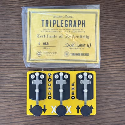 Coppersound Pedals Triplegraph Octave by Jack White Limited Edition 2020 - Yellow image 2
