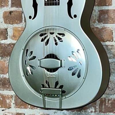 Gretsch G9201 Honey Dipper Round-Neck Metal Resonator, Brass Biscuit Cone Support Small Business ! for sale