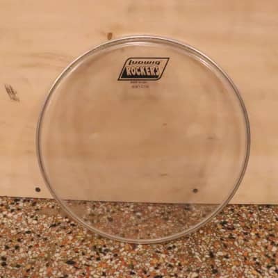 Ludwig 12" Rockers Heavy Clear Tom Drum Head Vintage image 1