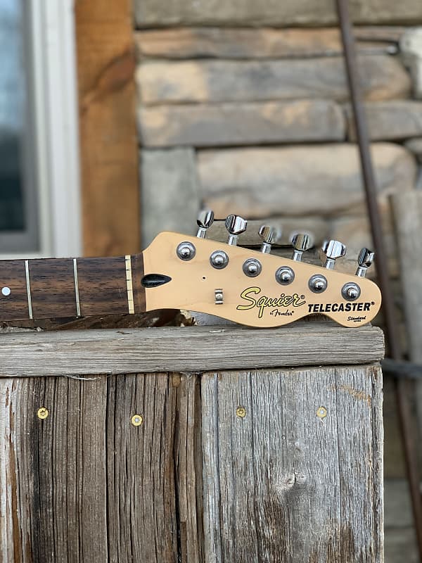 Squier Telecaster Neck Rosewood Board Tuners Reverb