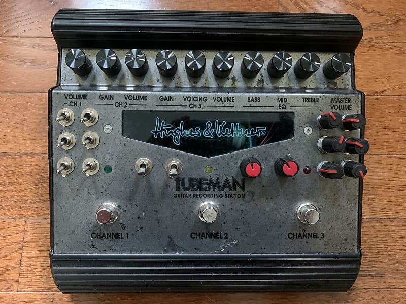 MODDED Hughes & Kettner Tubeman 3-Channel Guitar Recording Station