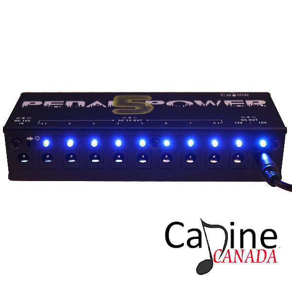 Caline CP-05 10 Isolated Output 9V 12V 18V Guitar Effect Pedal Power Supply NEW ! image 1