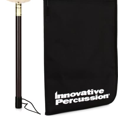 Paiste M5 Gong Mallet for 26"-30"  Bundle with Innovative Percussion MB-1 Cordura Tour Bag for Mallets - Small image 1