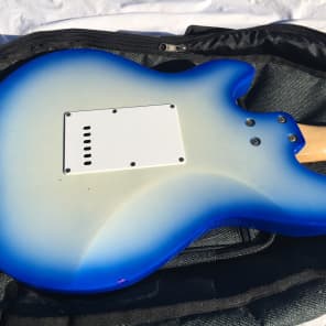 Aria Nexter Electric Guitar Cool Blue RARE Nice w/ Case image 6