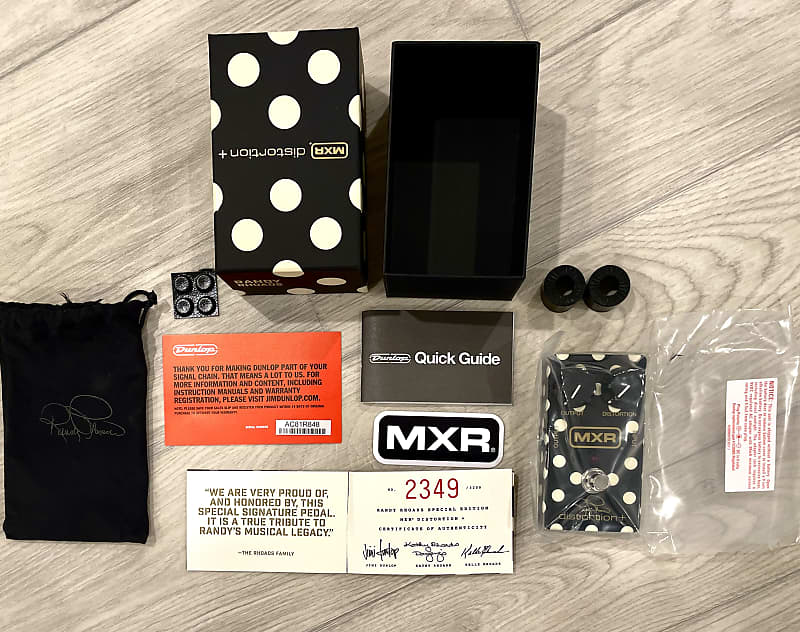 MXR RR104 Randy Rhoads Signature Special Edition Distortion +