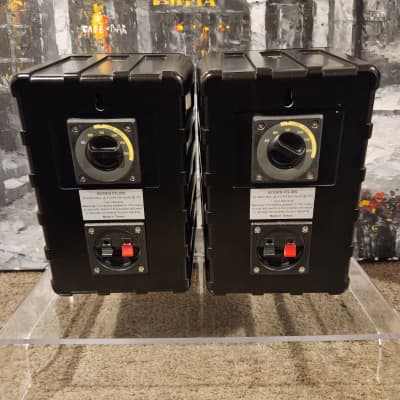 Bogen Bogen FG20S 2 way indoor /outdoor speakers 90s - Black plastic image 5