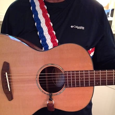 Willie nelson style guitar strap deals
