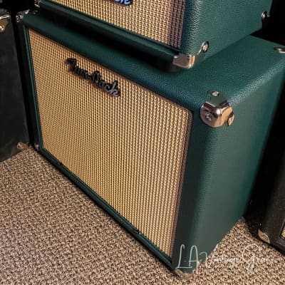 (Pre-Order) Two Rock Studio Signature  Head & 1x12 Matching Closed Back Cab in Green Tolex w/Cane Grill image 2