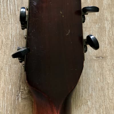 Stromberg Voisinet Hawaiian-decal Vintage Parlor Guitar 1920s image 14
