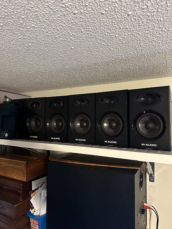 7 MAudio BX5 Active Dolby Atmos Studio Monitors 2020 Reverb