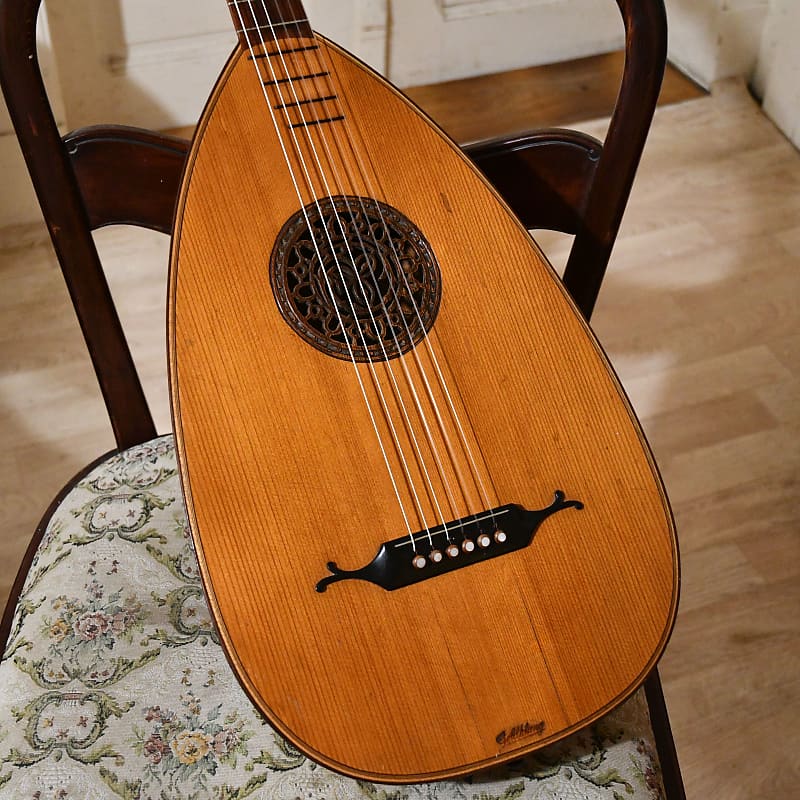 Antique Pre war German Guitar Lute 1930s Refurbished outstanding condition and sound