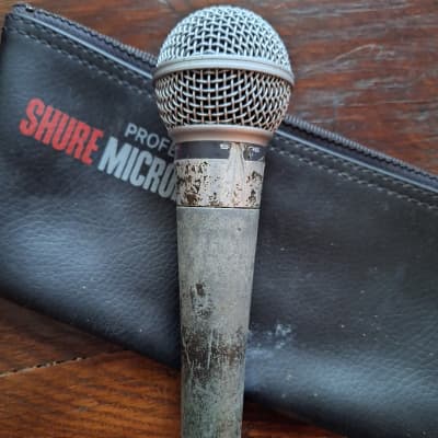 Vintage USA Shure SM58 Cardioid Dynamic Microphone 1984 - Present - Black