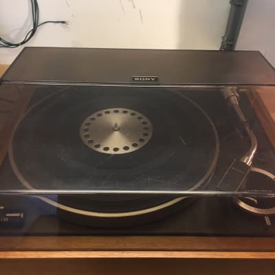 Sony 5520 Stereo Turntable 1972 maple wood image 8