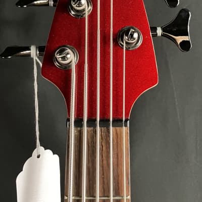 Yamaha TRBX305CAR 5-String Bass Guitar Gloss Candy Apple Red Finish image 9
