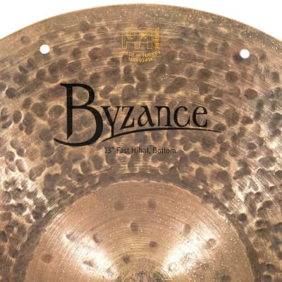 Meinl Byzance Fast Hi Hat Cymbals Brilliant 13 image 4