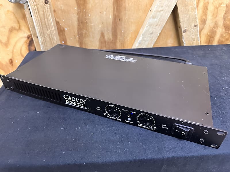 Carvin DCM200L One Space 200 Watt Power Amplifier Amp USA Reverb