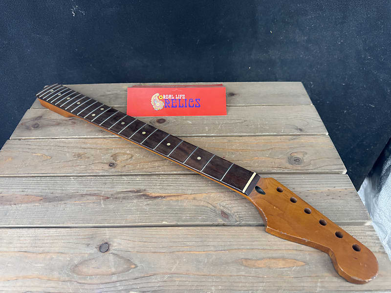 Real Life Relics Nitro Roasted Maple Stratocaster® Style Neck Rosewood 22 Stainless Steel Frets SMRR22SS #4 image 1