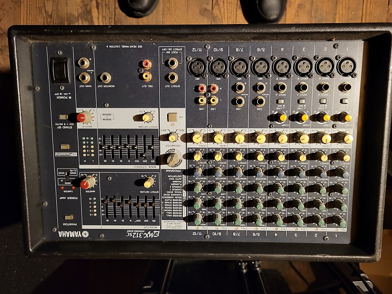 Yamaha EMX312SC 12 Channel 300-Watt Powered Analog Mixer | Reverb