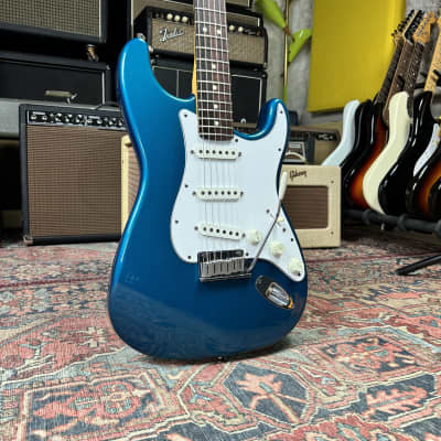 1997 Fender American Stratocaster Teal Metallic 7.9 lbs 100% Original image 12