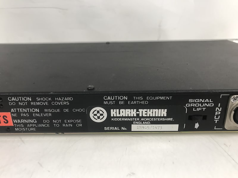 中古音響機材 KLARK-TEKNIK DN405 EQ